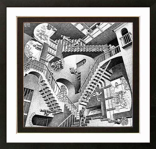 Escher Framed Poster Print Relativity