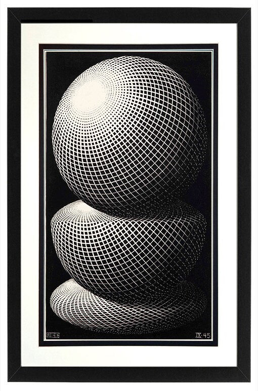 MC Escher Print Framed