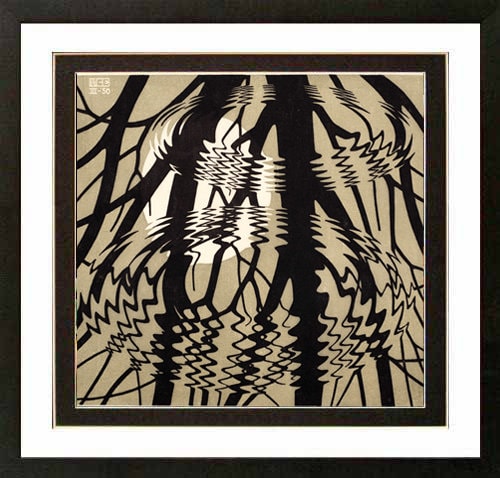 Escher Reflections Art Print