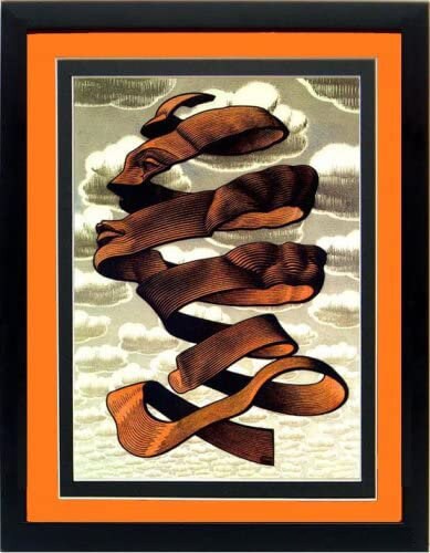 Rind Art by M.C. Escher Custom Framed Many Sizes