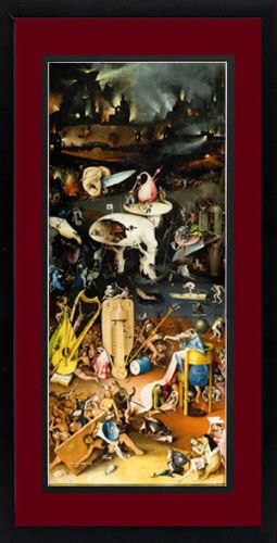 The Garden of Earthly Delights By Bosch 3 Framed Finest Quality Prints