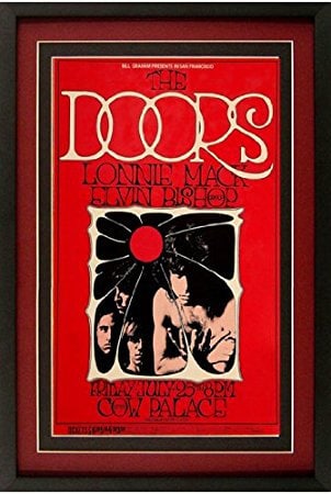 The Doors Jim Morrison Concert Poster Custom Framed Highest Quality