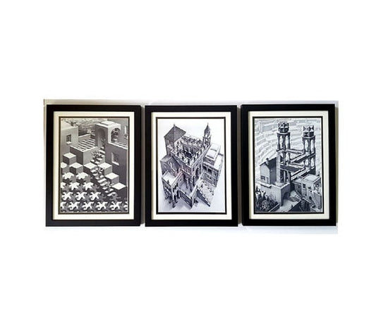 M.C. Escher Art Framed Set