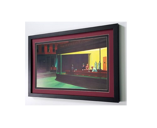 Night Hawks by Edward Hopper Finest Quality Framed Art Print