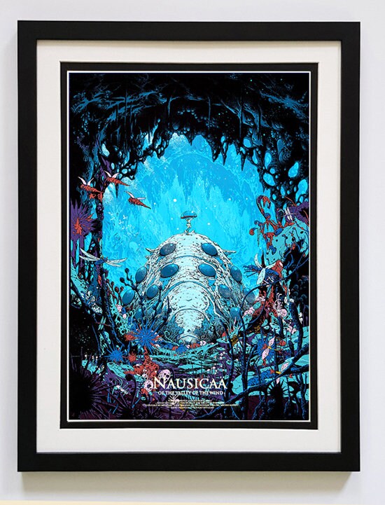 Nausicaä Anime 1984 Movie Poster Highest Quality Framed