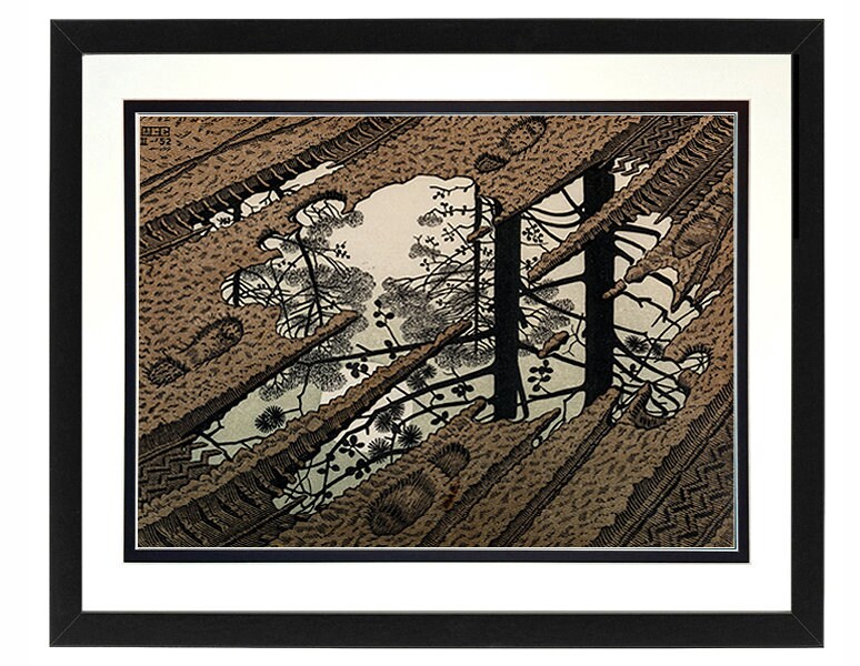 M.C. Escher Art Print Puddle
