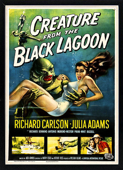 Creature From the Black Lagoon Poster Framed Many Sizes