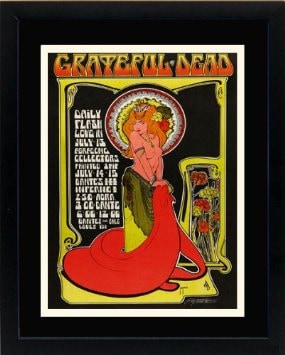 Grateful Dead Custom Framed & Mated Concert Poster