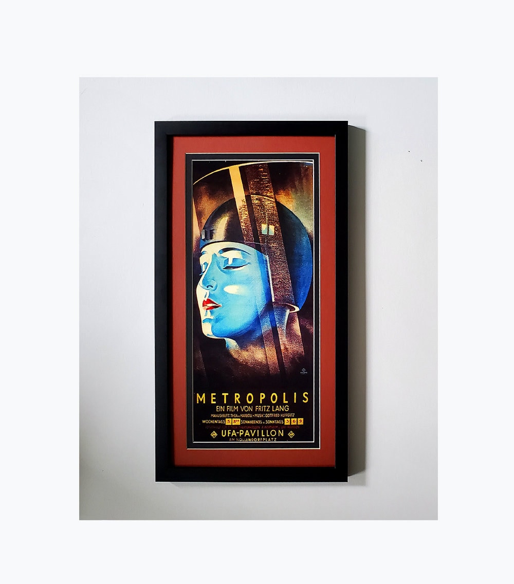 Metropolis Movie Poster 1927 Framed