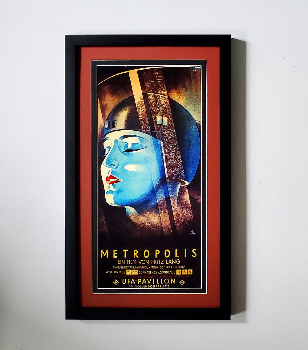 Metropolis Movie Poster 1927 Framed