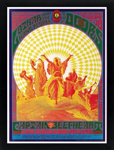 The Doors Band Psychedelic Concert Poster