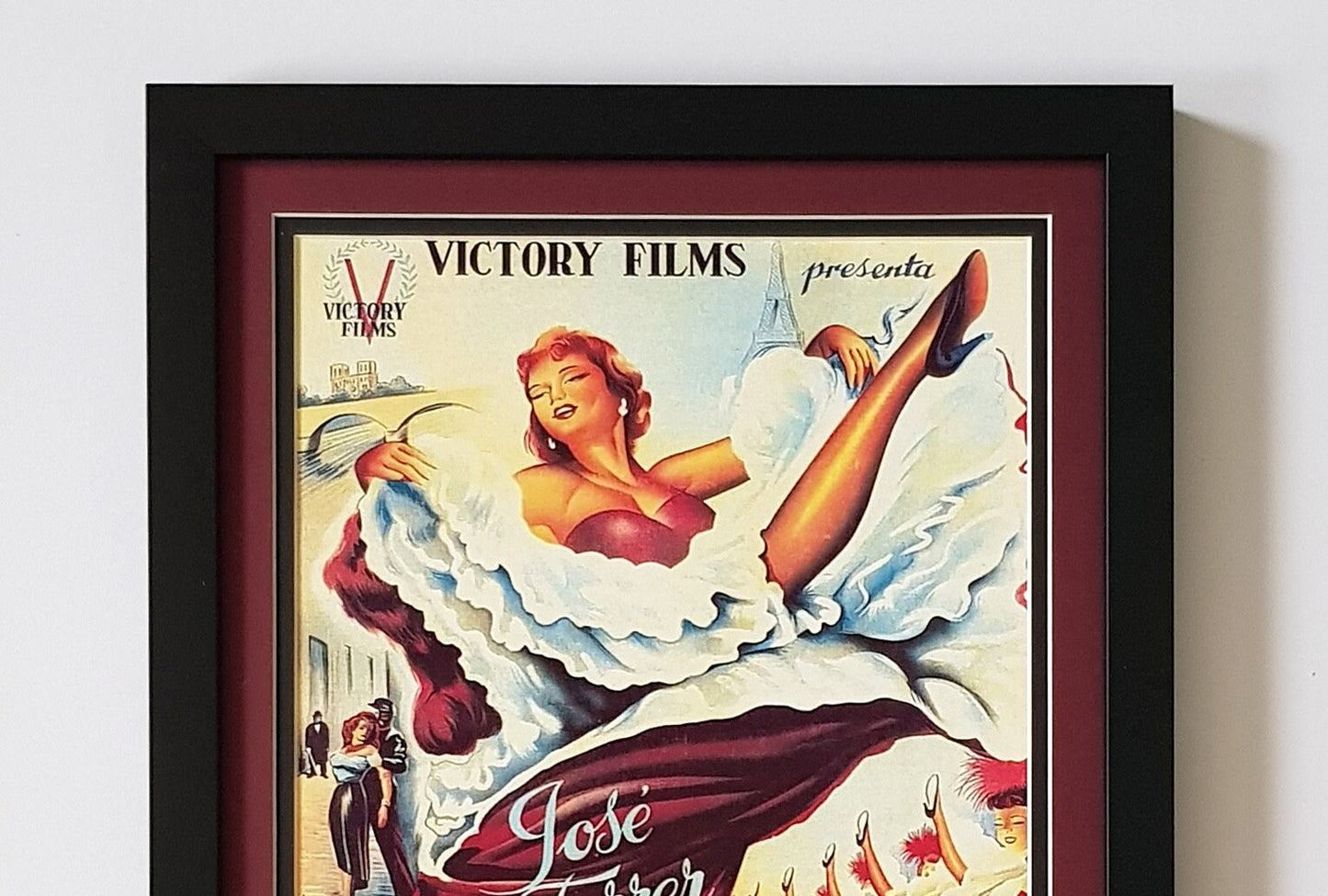 Mulin Rouge 1952 Movie Poster Framed