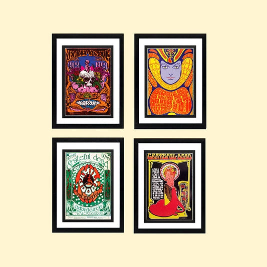 LARGE Grateful Dead Poster Set A+ Highest Quality Framing & Prints 18X24