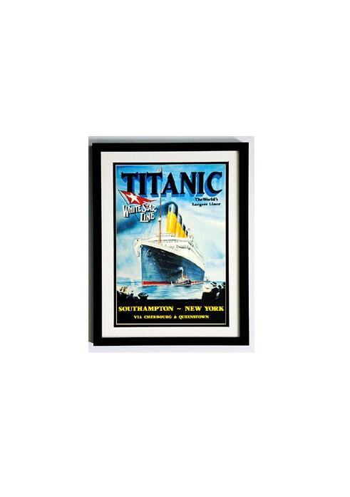 RMS Titanic Print Framed Highest Quality