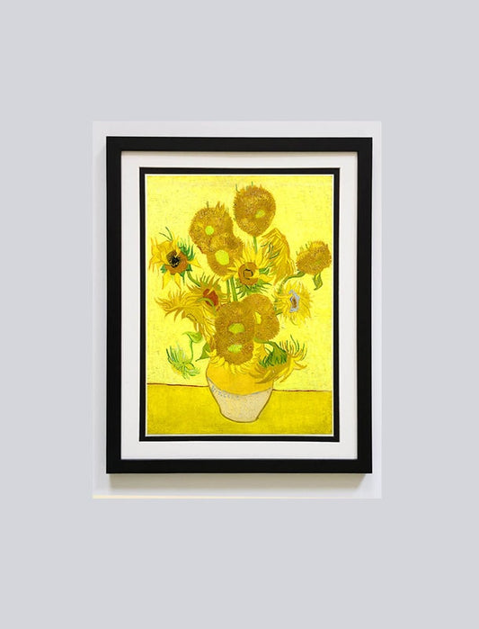 Van Gogh Sunflowers Art Print Framed