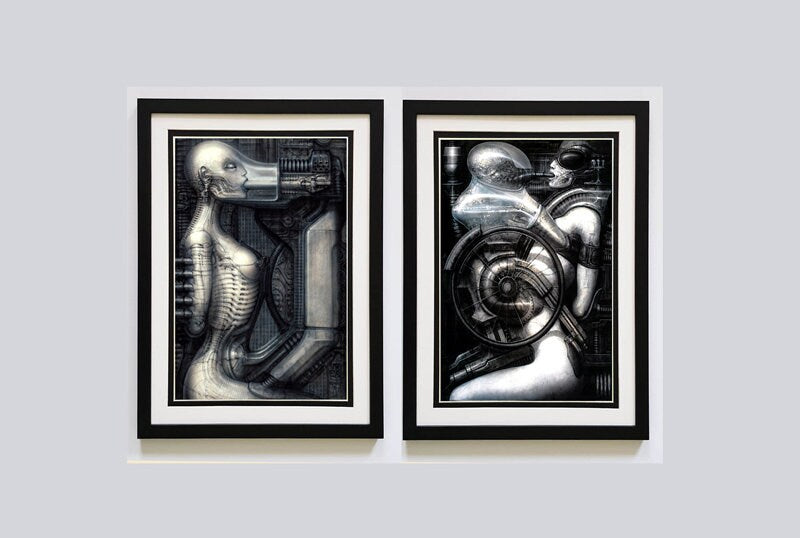Giger Framed Art Poster Biomechanoid Set
