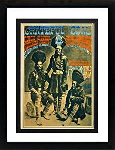 Grateful Dead Tribe Framed Concert Poster Framed & Mated 15x19 Inches