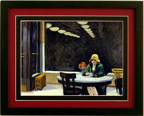 Automat by Edward Hopper Finest Quality Framed Print