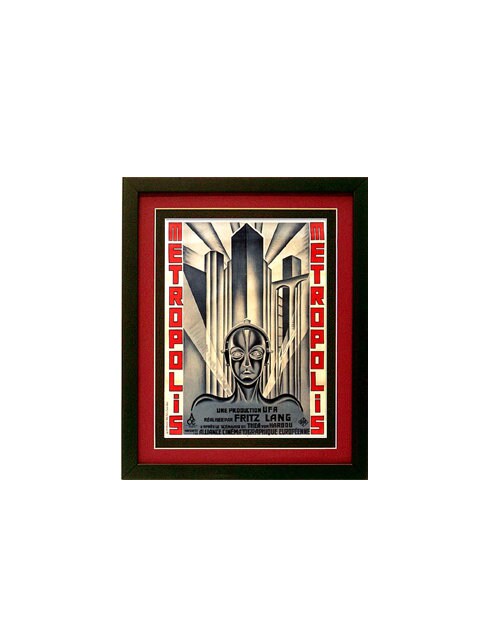 Metropolis Poster Framed Finest Quality