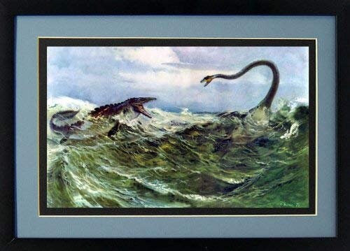 Dinosaurs Poster Ocean Battle