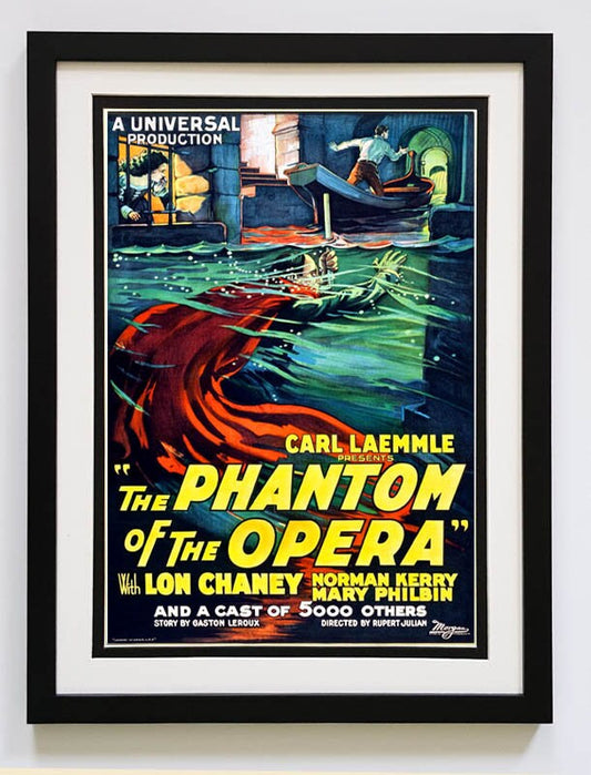 Phantom of the Opera Movie Poster Framed
