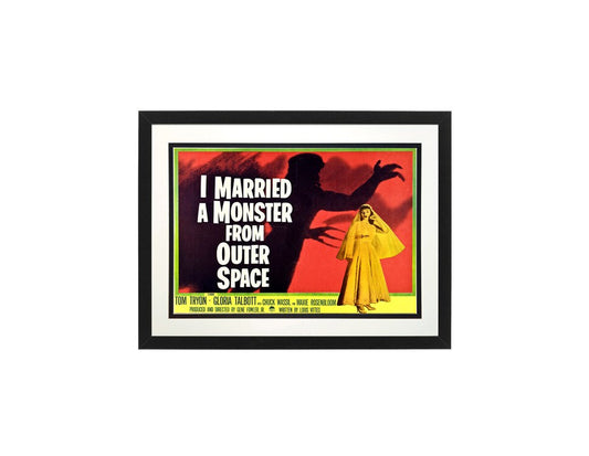 I Married a Monster from Outer Space Poster Makes a great Divorce Gift