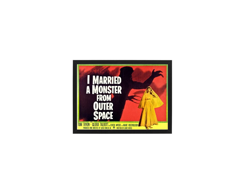 Divorce Gift I married a Monster from Outer Space Poster