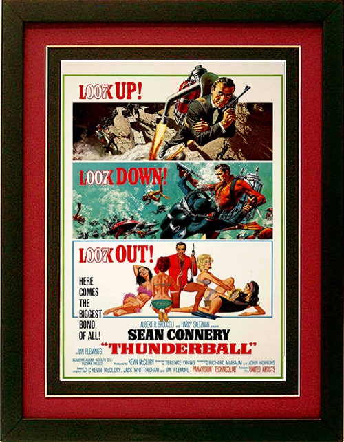 James Bond Thunderball Movie Poster Finest Quality