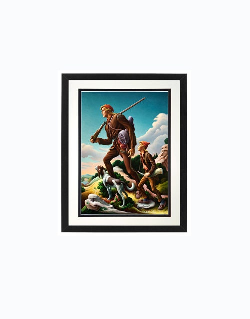 Thomas Hart Benton Kentucky Print Custom Framed A+ Quality