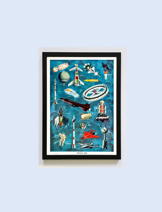Disney Man in Space Poster Von Braun Rockets