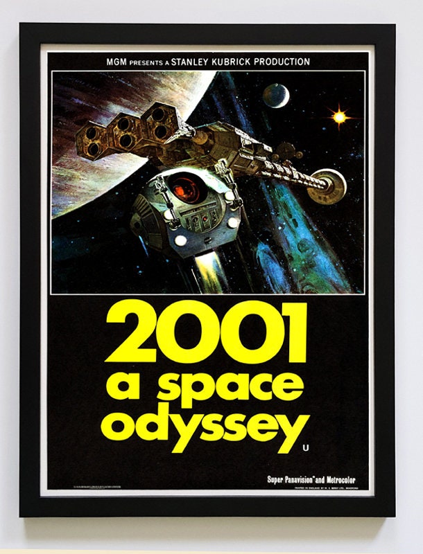 2001 A Space Odyssey Framed Poster
