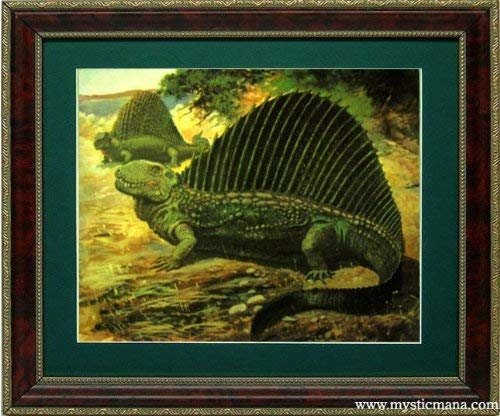 Dimetrodon Dinosaurs Framed Print Museum Mural