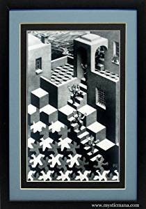M.C. Escher Framed Poster Print Custom Framed Many Sizes