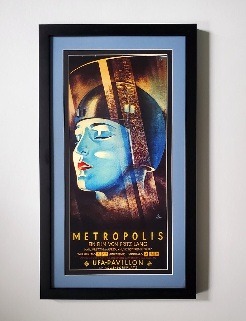 Framed Metropolis Movie Poster