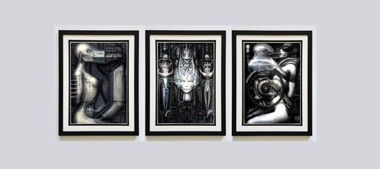 Giger Framed Art Poster Biomechanoid Set