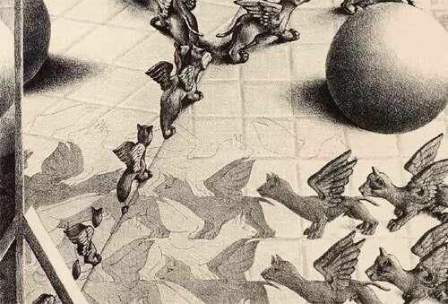 Escher Print Framed Many Sizes