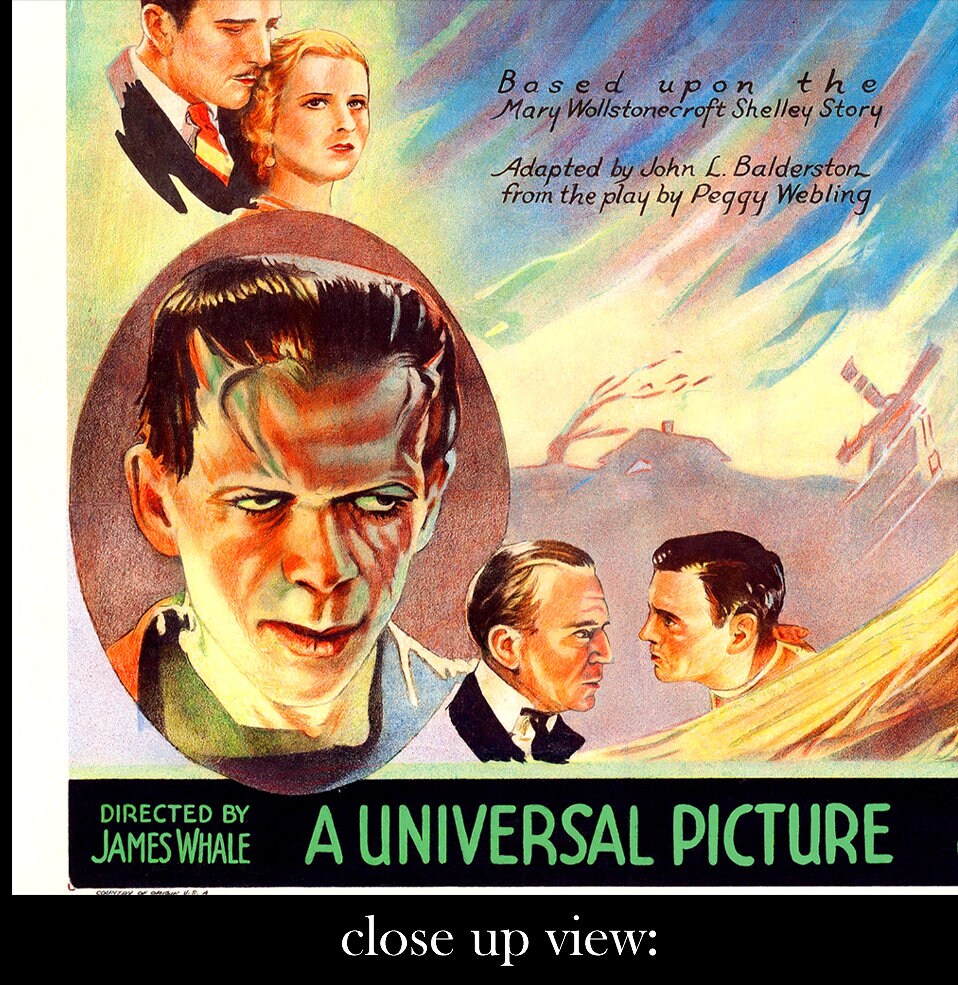 Frankenstein Poster Many Sizes