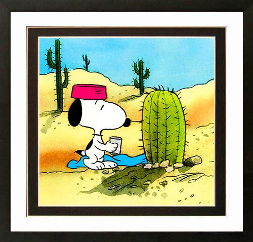 Snoopy poster Kindness framed