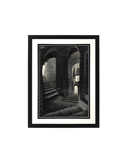 M.C. Escher print Labrynth