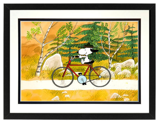 Snoopy The Park Ranger Poster Framed