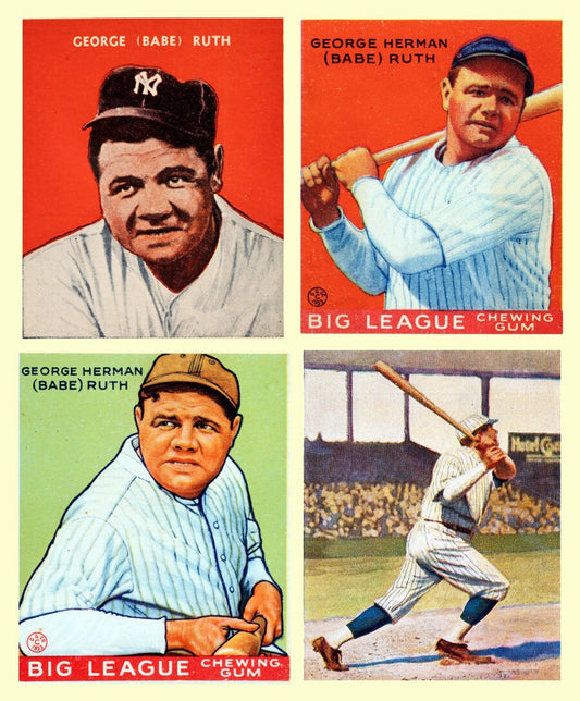 Classic Babe Ruth Poster 24x29