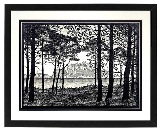 M.C. Escher Landscape Framed Art Print