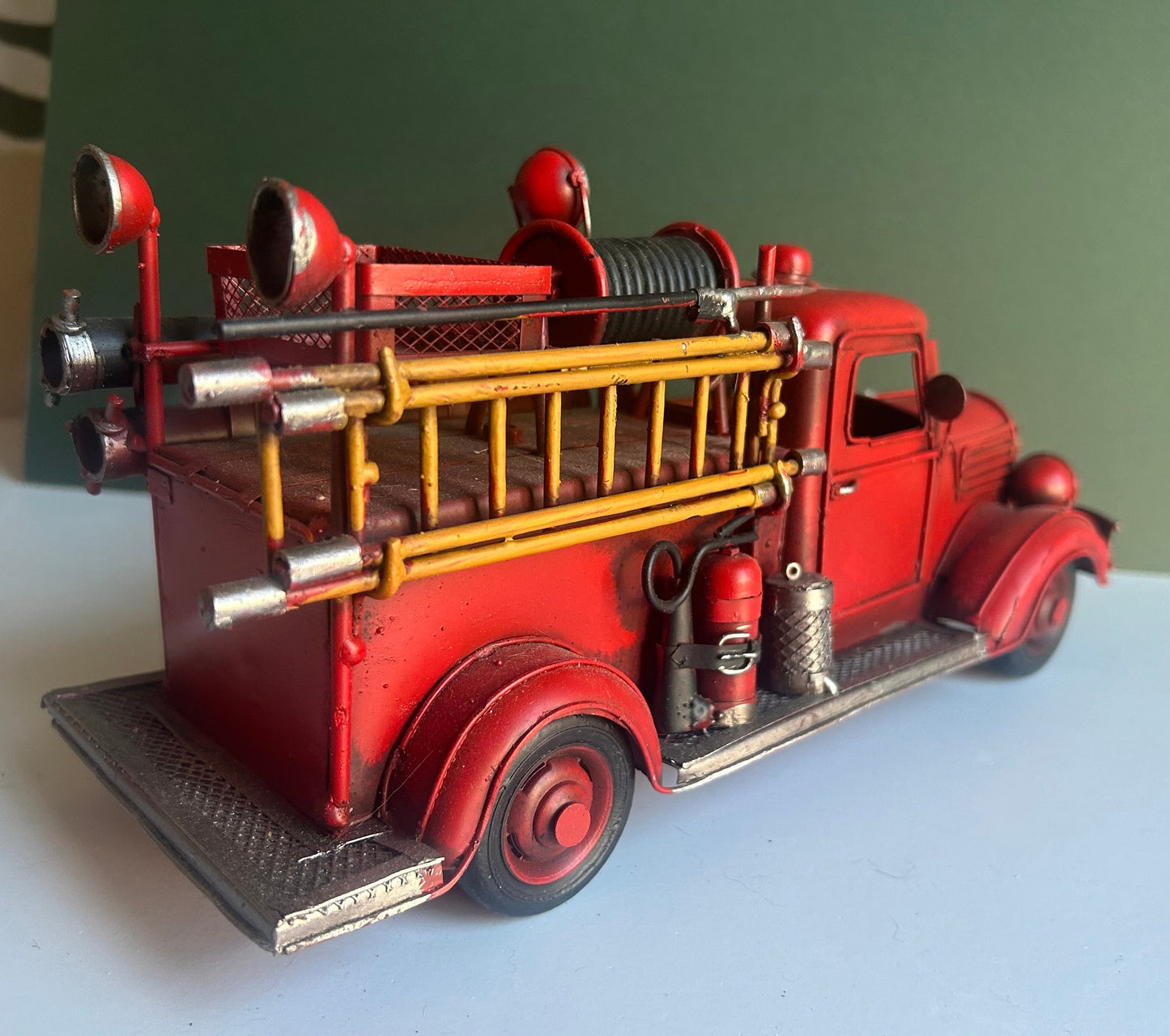 Rare American LaFrance Fire Truck All Metal Vintage