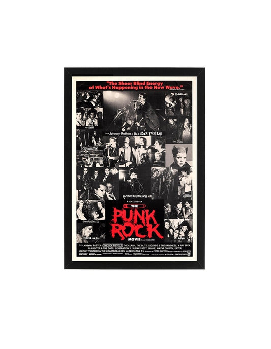 The Sex Pistols Punk Rock Poster Framed
