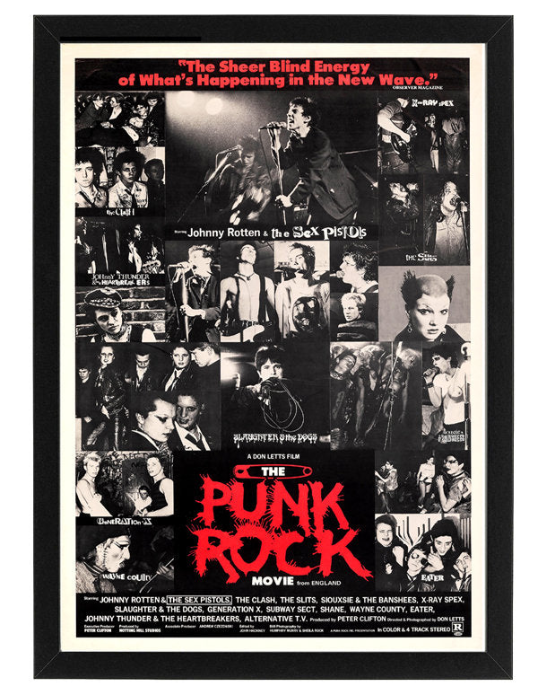 The Sex Pistols Punk Rock Poster Framed