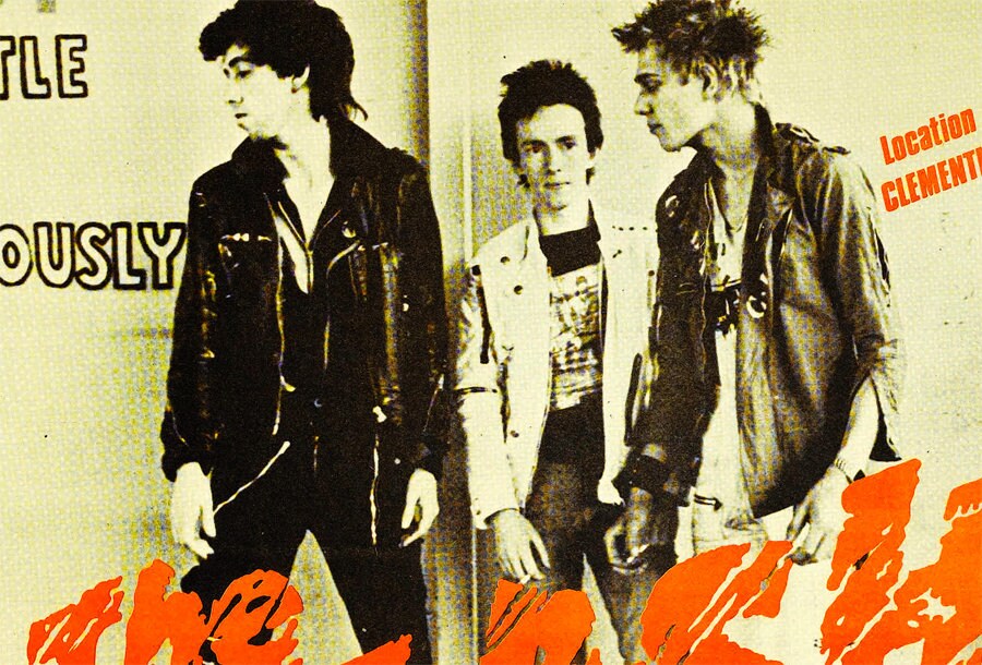The Clash Concert Poster Double Mated Framed Print