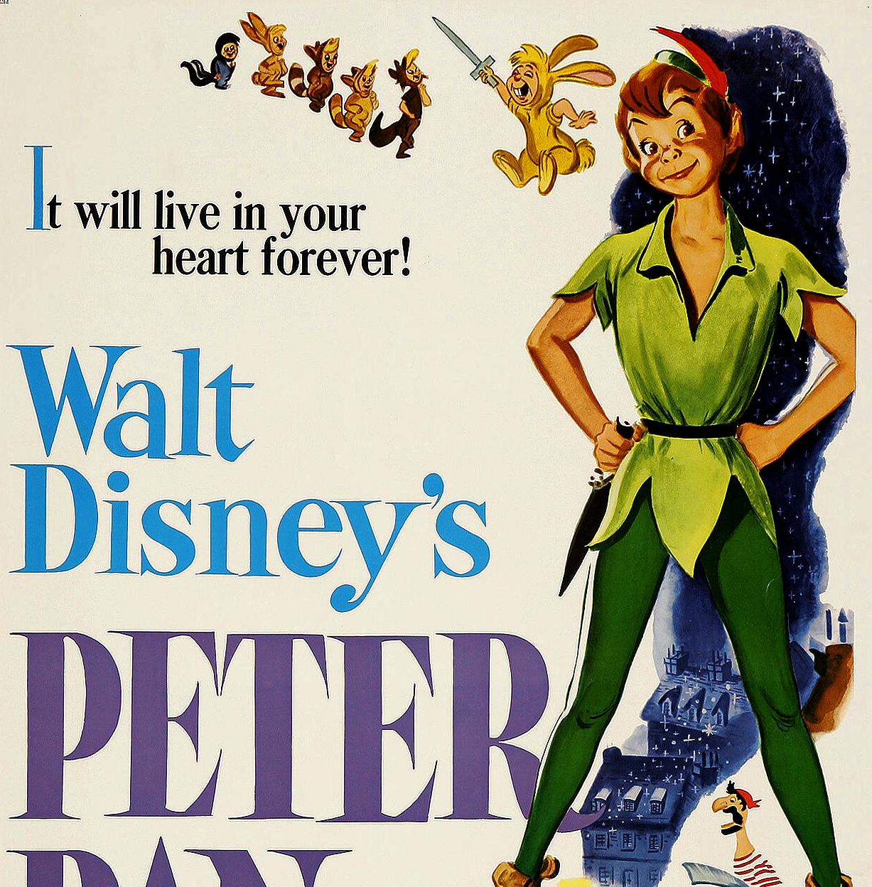 Peter Pan Poster Custom Framed Finest Quality