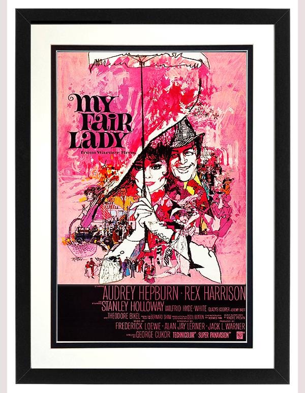 My Fair Lady Poster Framed