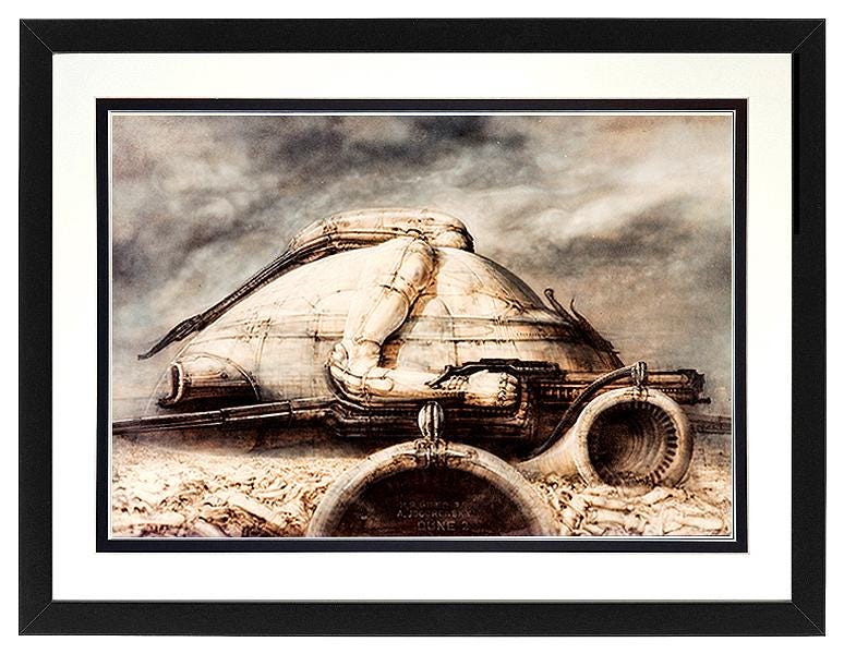 Dune Giger Framed Art Poster