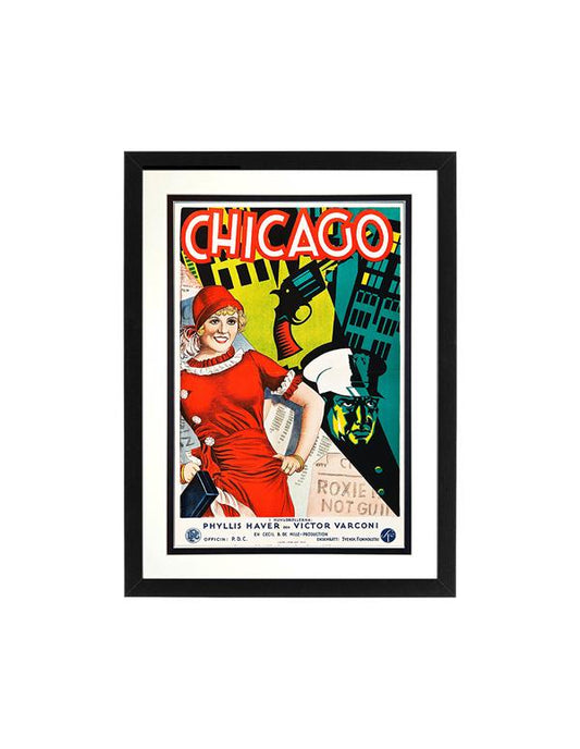 Chicago Poster Framed